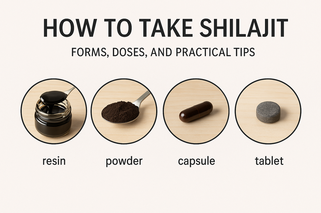 How To Take Shilajit Forms Doses and Practical Tips
