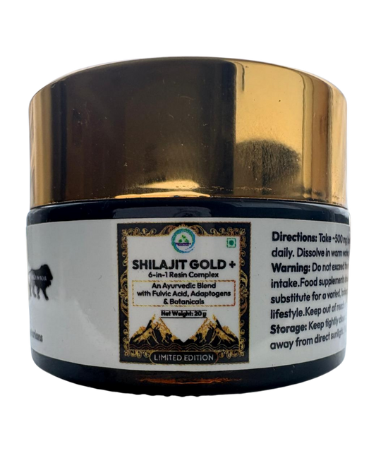 5 Rivers Nutrition Shilajit Gold+ Resin 20g jar