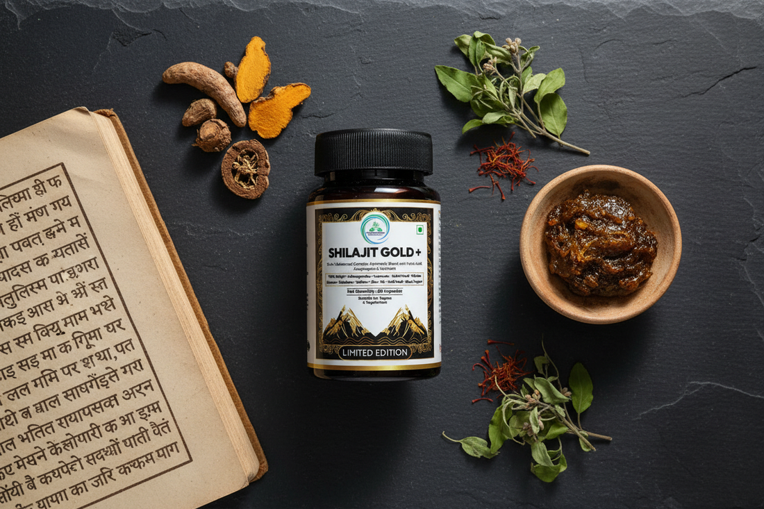 Shilajit Gold+ capsules and resin by 5 Rivers Nutrition — Shilajit and Ayurveda explained through the Rasayana tradition