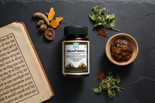 Shilajit Gold+ capsules and resin by 5 Rivers Nutrition — Shilajit and Ayurveda explained through the Rasayana tradition