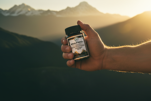 Shilajit Benefits for Men — evidence-based guide covering testosterone, fertility, performance and Rasayana vitality by 5 Rivers Nutrition