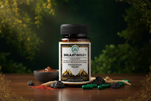 Shilajit Gold+ Capsules by 5 Rivers Nutrition — verified dosage guide for the complete 12-in-1 Ayurvedic formula