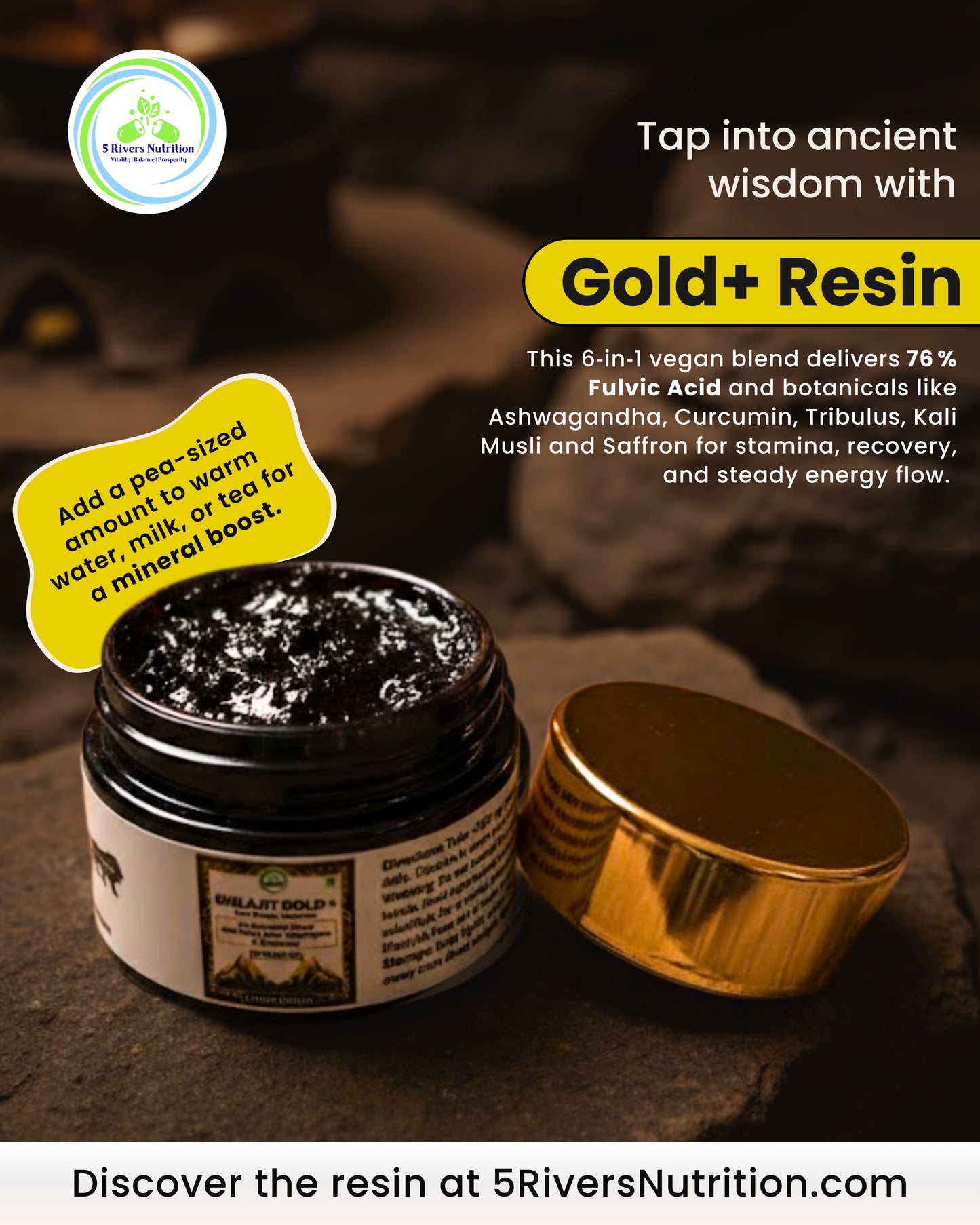 Shilajit Bundle – Capsules & Resin | Save £5