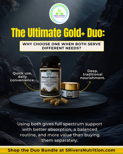 Shilajit Bundle – Capsules & Resin | Save £5
