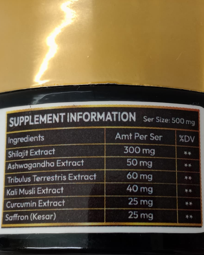 Himalayan Shilajit Resin (20 g) – High‑Fulvic Vegan Blend with Adaptogens & Botanicals