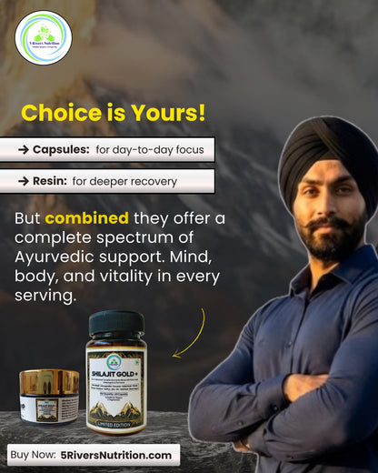 Shilajit Bundle – Capsules & Resin | Save £5