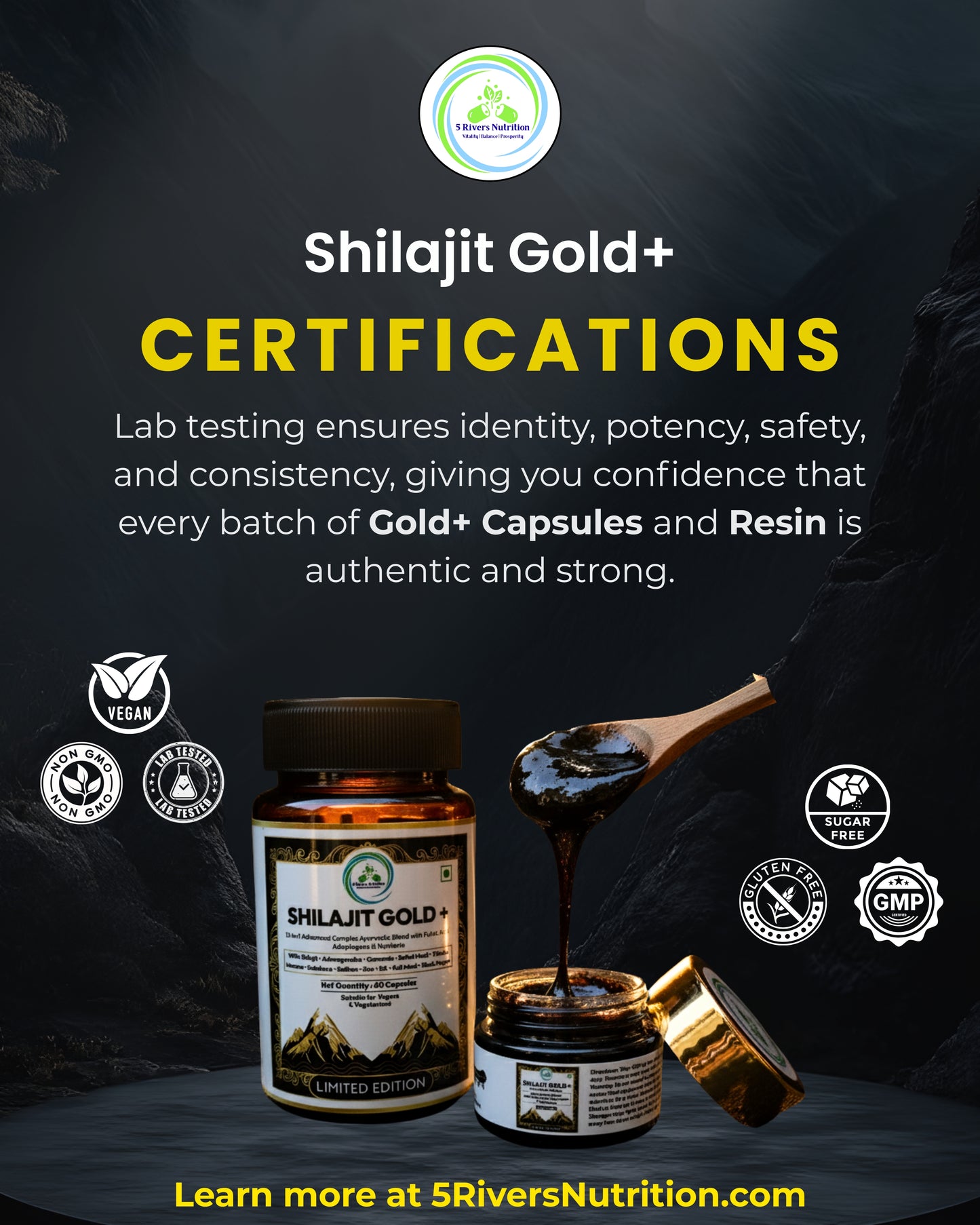 Shilajit Bundle – Capsules & Resin | Save £5