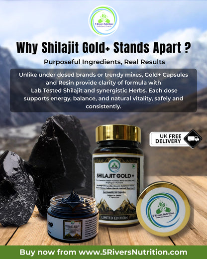 Shilajit Bundle – Capsules & Resin | Save £5