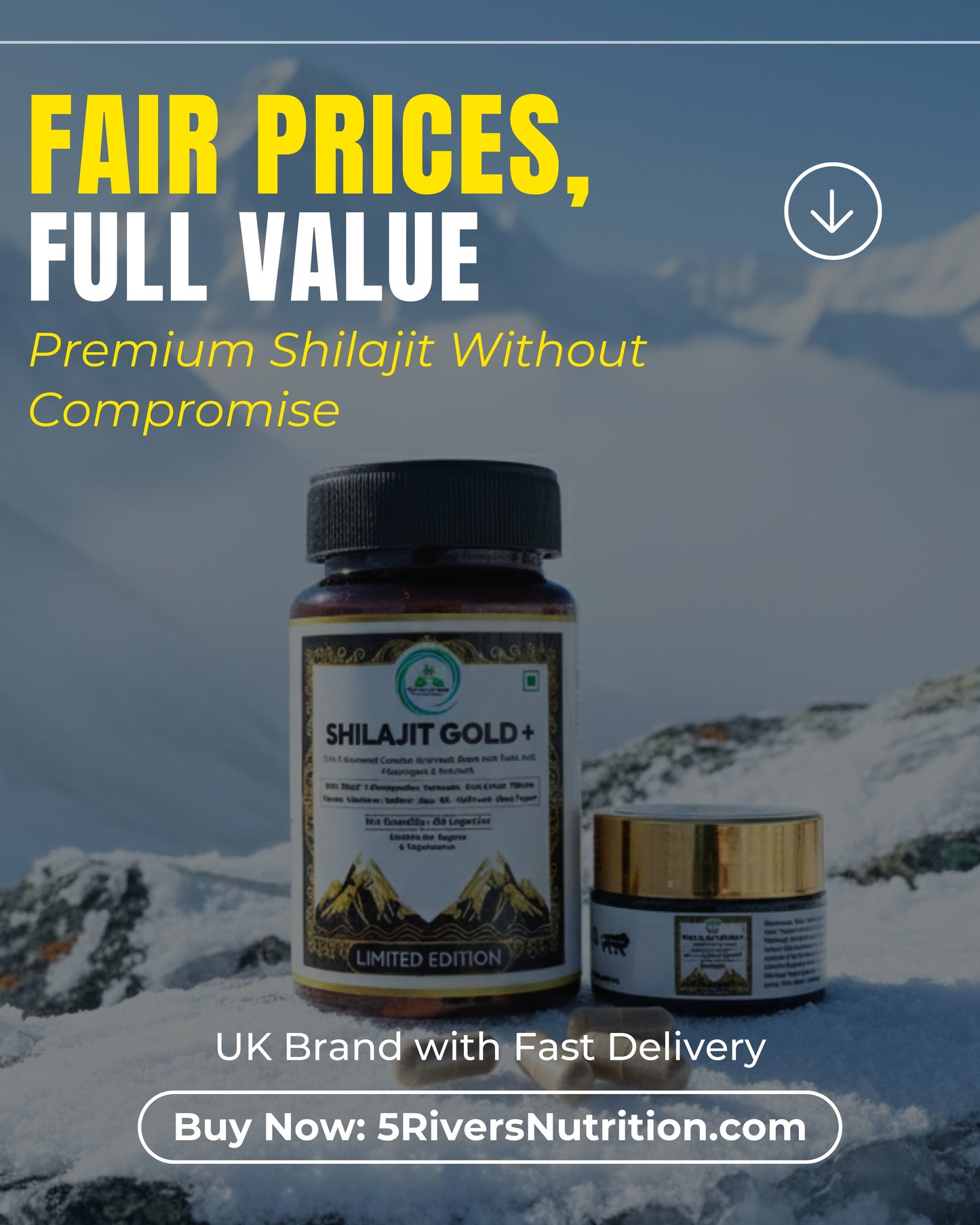 Shilajit Bundle – Capsules & Resin | Save £5