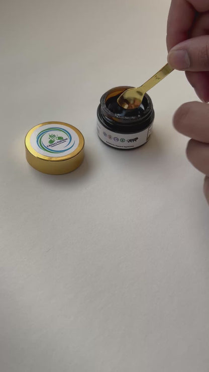 Shilajit Bundle: 60 High‑Fulvic Capsules + 20 g Resin • Vegan Ayurvedic Supplement Set